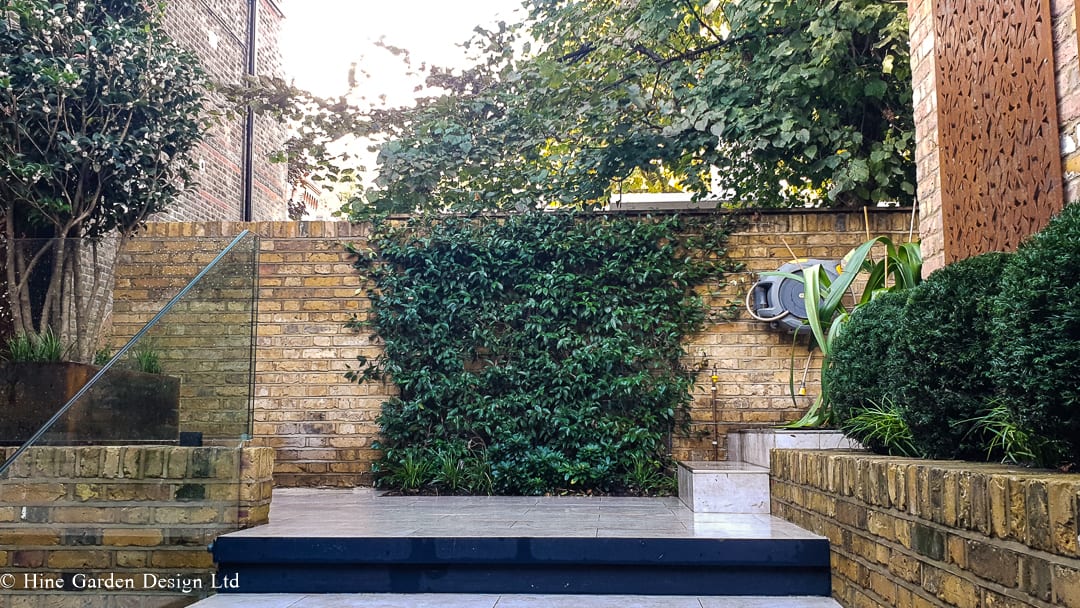 bistro seat for two in garden