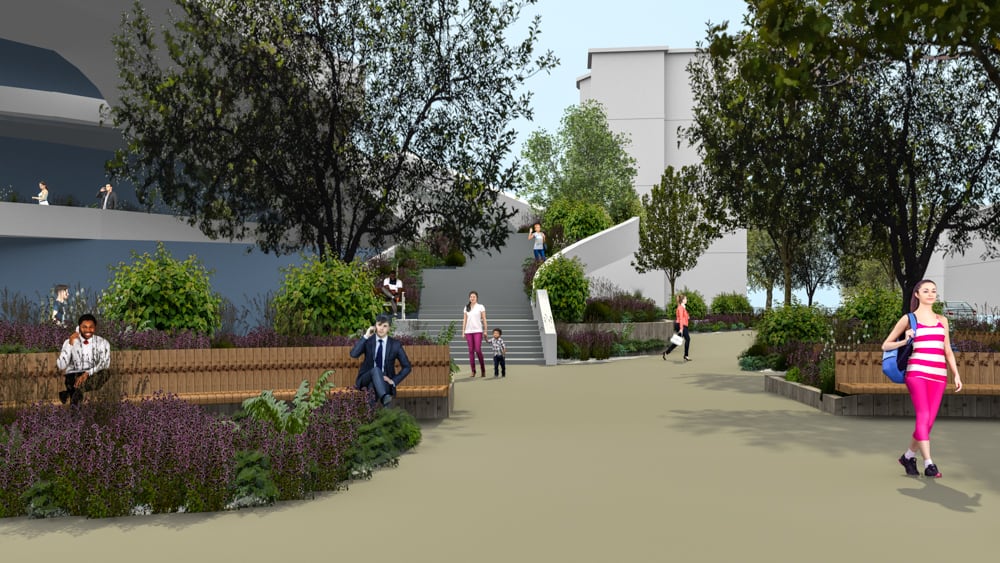lawn of Wavendon garden before image