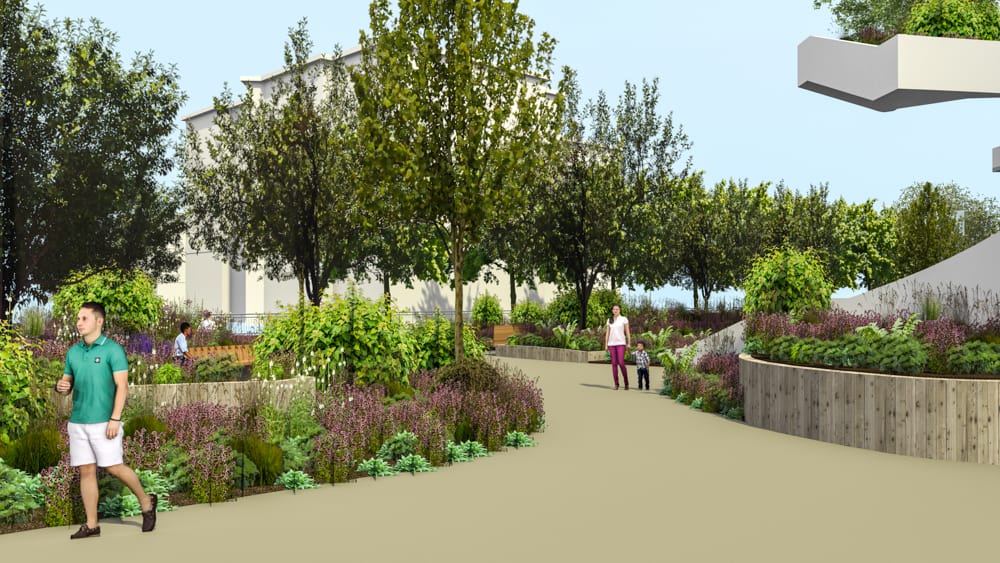 garden before image Wavendon Gate