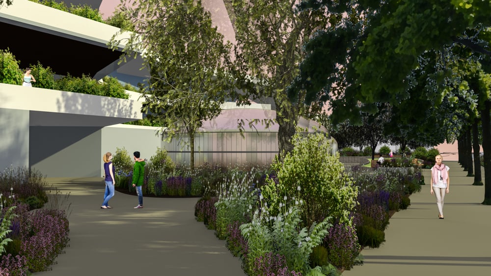 garden before image Wavendon Gate