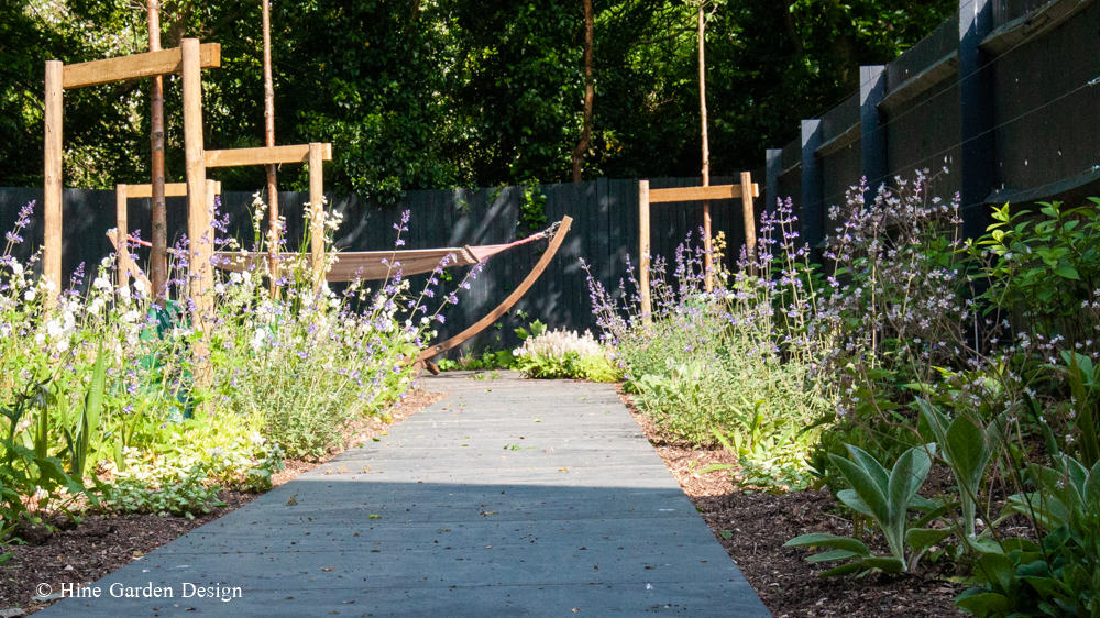 bistro seat for two in garden