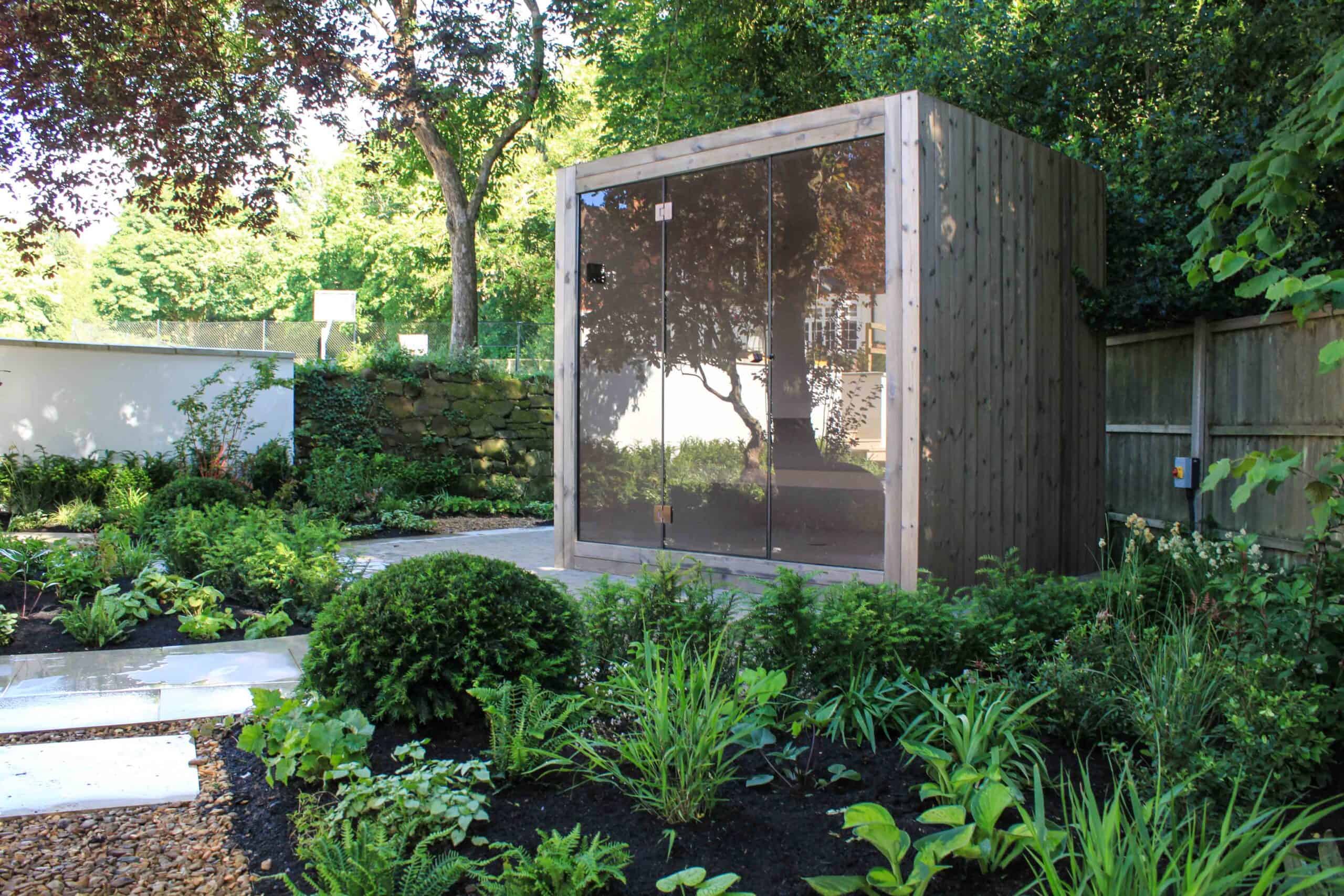 bistro seat for two in garden